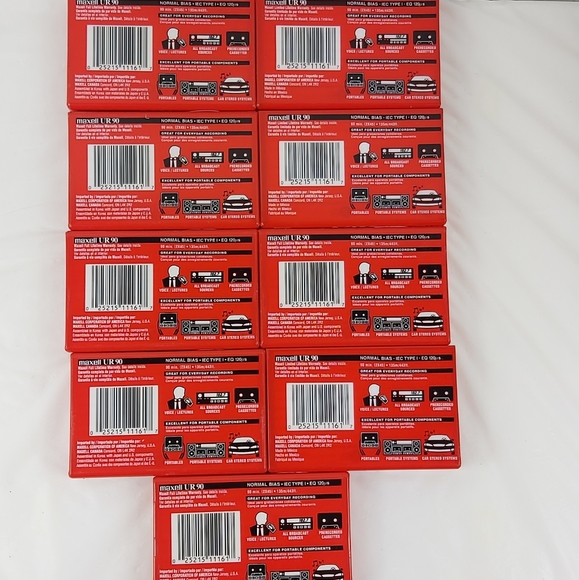 - Maxell UR 90 normal bias cassette 9 - Picture 2 of 7